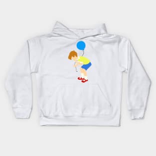 A Boy & His Balloon Kids Hoodie